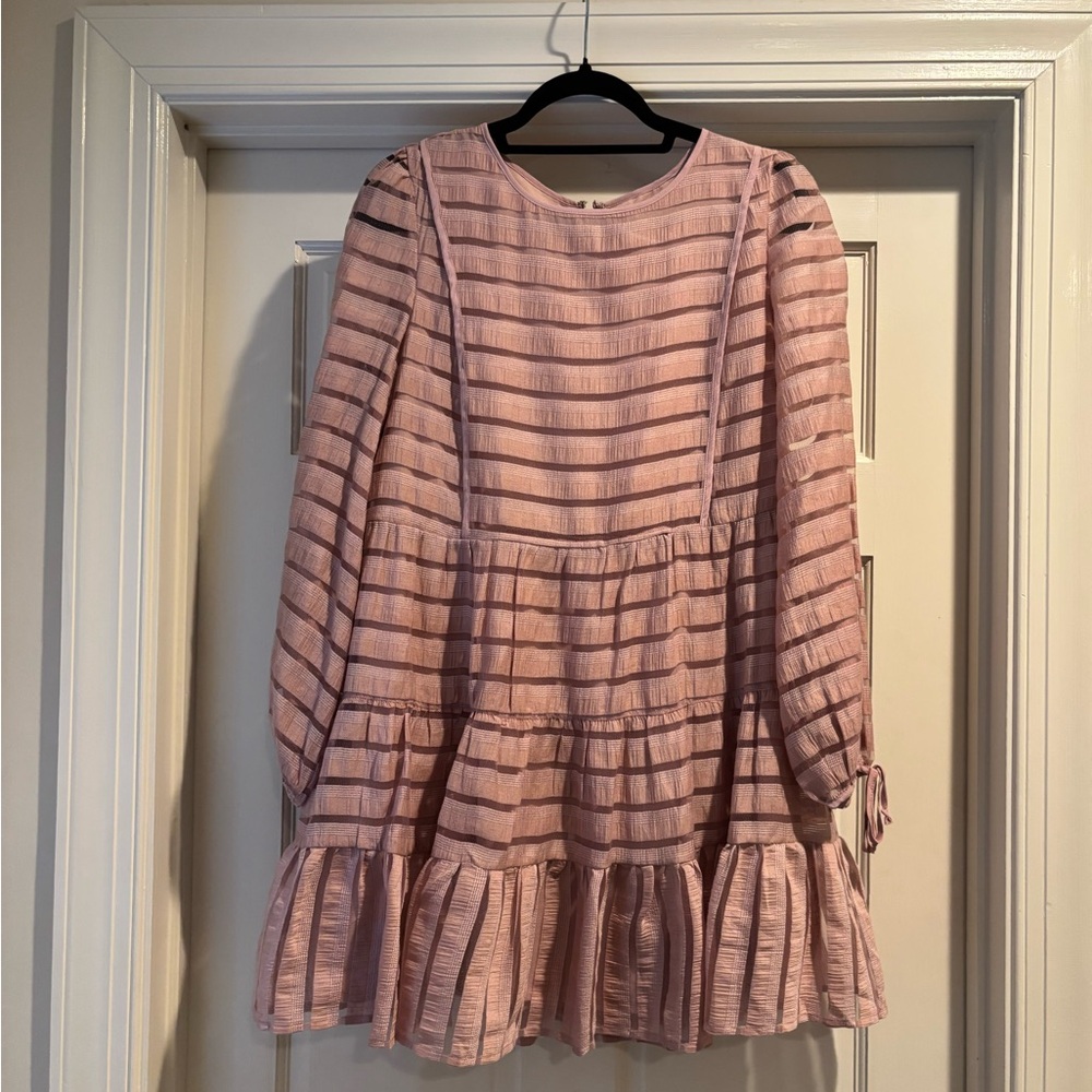 Pink Striped Dress